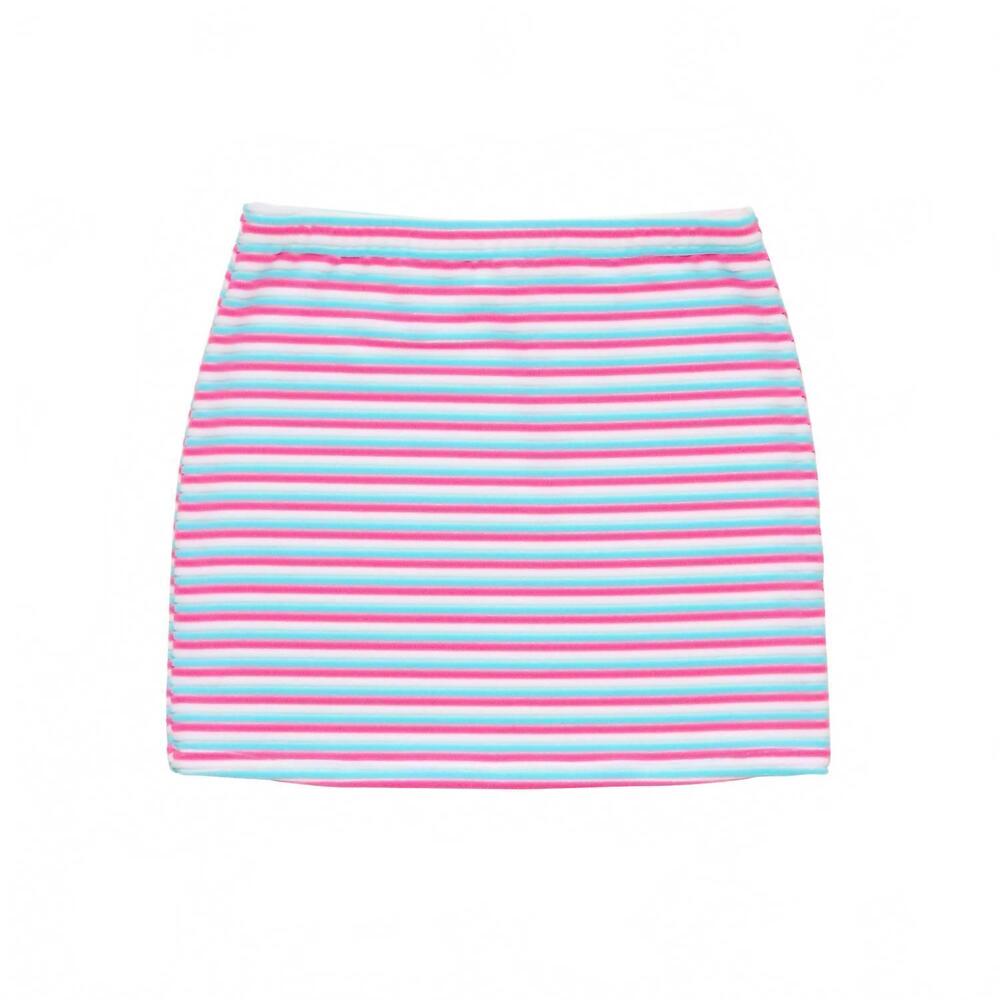 NEW SNAPPER ROCK girls sorbet mini skirt in bold neon stripe
